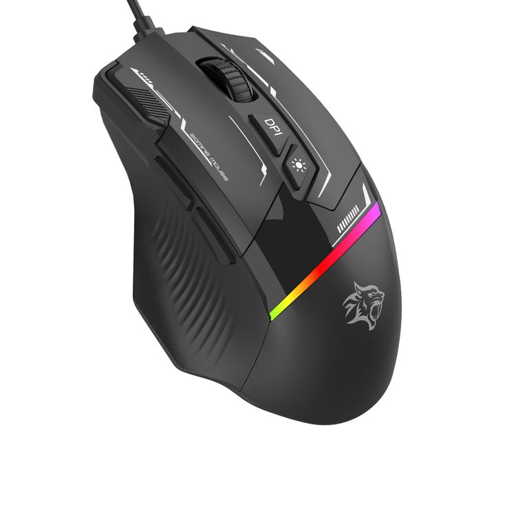 Porodo Gaming 4 in 1 Gaming Kit with Keyboard, Head phone, Mouse and Mouse Pad, Windows and Linux Compatibility, 13 RGB Light Mode - Black