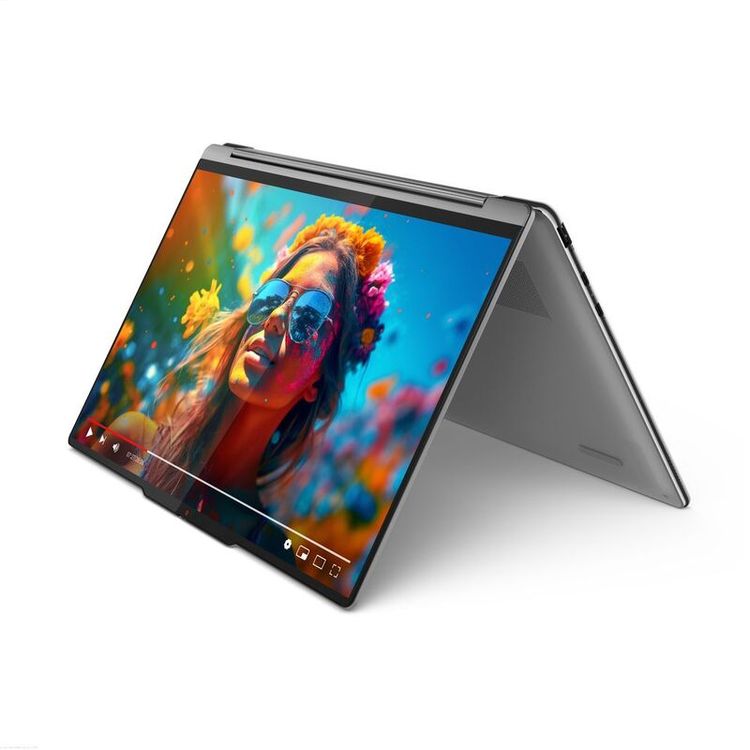 Lenovo Yoga 9 2-In-1 Convertible Laptop Notebook - Intel Core Ultra 7 155H, 16GB RAM, 1TB SSD, Intel Arc Graphics, 14-Inch 4K OLED, Windows 11 (Arabic/English) - Luna Gray