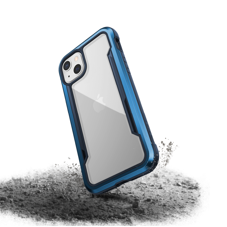 X-Doria Raptic Shield Pro Case with Sleek Design Compatible for iPhone 13 (6.1") Durable Aluminum Frame, Easy Access to All Ports, 10ft Drop Tested, Shock Absorbing