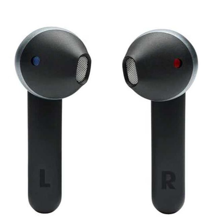 JBL T220 True Wireless Bluetooth In-Ear Headphone, Pure Bass Sound, 19-hours Playtime, Hands-free Calls, Compatible with Android and iOS - Pink - Blue