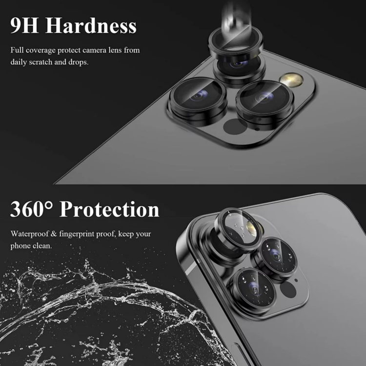 Liberty guard Camera Lens Glass With Installation Kit AGC  Glass for iPhone14 Pro /