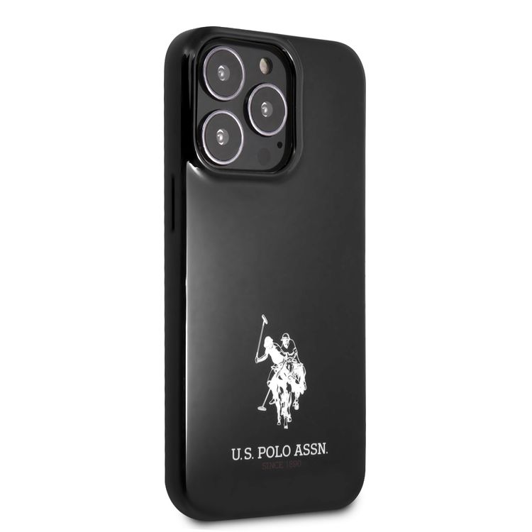 CG MOBILE U.S. Polo Assn. Full TPU Mini Horses Logo USPA Compatible for iPhone 13 Pro (6.1") Drop Resistant, Easy Access to All Ports, Anti-Scratch