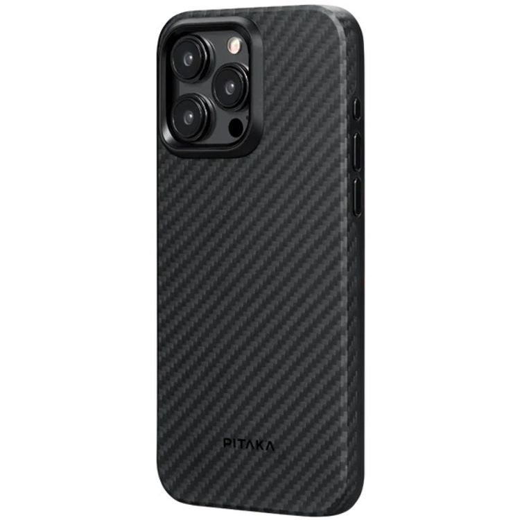 Pitaka iPhone 15 Pro Max For MagEZ Case Pro 4 1500D - Black/Grey Twill