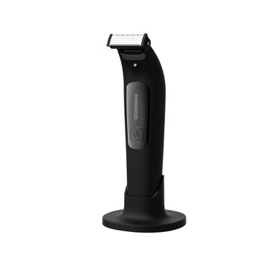 Porodo Shapetrim Dual-Blade Trimmer with Wet & Dry Shaving, 600mAh Battery, Secure Travel Lock, 5W Rated Power, 1, 2, 3 & 4mm Combs Included, 2 Hours Working Time, USB-C Fast Charging - Black