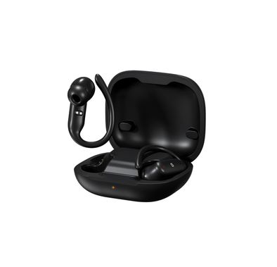 Porodo Soundtec Canary In-Ear Earbuds with 4 Hours Play Time, Automatic Connection, Voice Assistant, Hi-Fi Sound Quality, Touch Control, Ergonomic Fit, TWS Pairing, Bluetooth Version 6.0 - Black