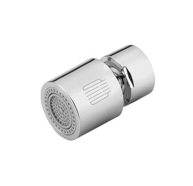 Diiib Faucet Aerator with 0.05-0.8MPa Water Pressure, Dual Mode, Water Saving, 360° Swivel, Splash-Proof - Silver