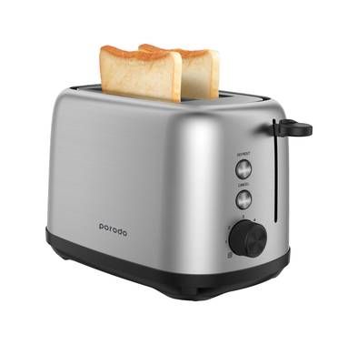Porodo LifeStyle 750W 2 Slice 7 Settings Bread Toaster wi...