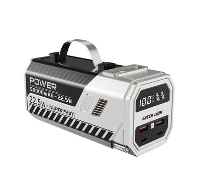 Green Lion 50000mAh Power Bank with 22.5W Power Max, Buil...