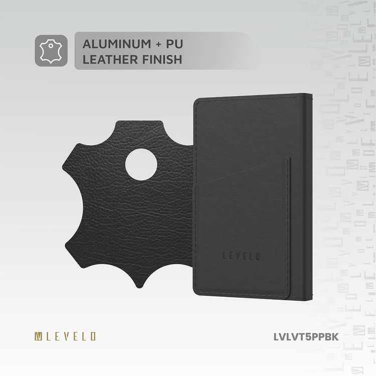 باور بانك محمول 3 في 1 من ليفيليو فيرمونت، سعة بطارية 5000 مللي أمبير، نوع بطارية ليثيوم أيون، مادة الألومنيوم + جلد البولي يوريثان، شحن سريع