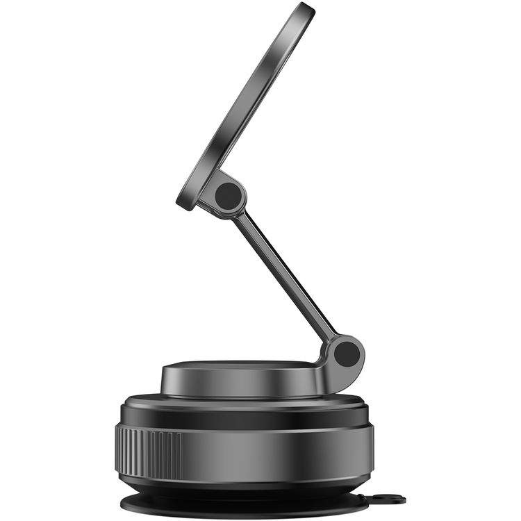 Green Lion GX-34 Suction Phone Holder with MagSafe Compatibility, 1.5kg Adsorption Force, N52 Magnets, 360° Rotation, Adjustable Mount, 16-65 kPa Pressure - Black