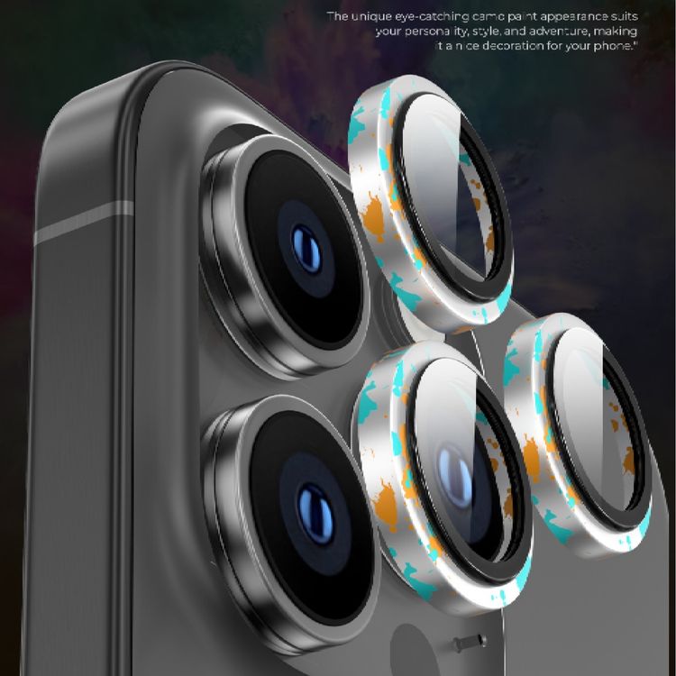 Green Lion iPhone 15 Pro / Pro Max For Camo High Transparency Camera Lens - Silver