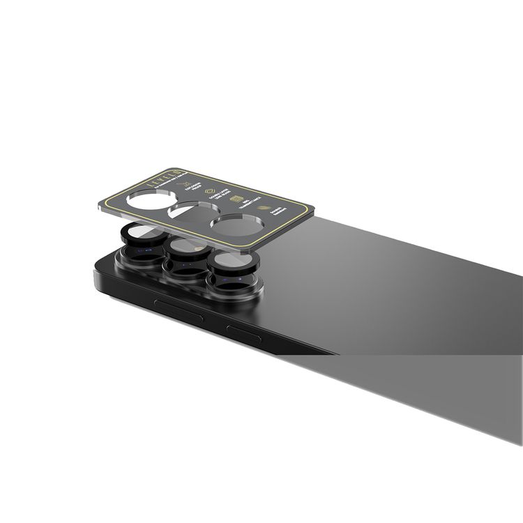 Levelo Lucentquint Camera Lens Protector with Anti-reflective Coating, Samsung Galaxy S26 Compatibility, 99% Light Transmittance, Durable-Sided AR Glass, Oleophobic Coating, Resilient Glass, Scratch Resistance, High-Aluminum Glass Material, 0.33mm Glass Thickness, 9H Glass Thickness - Black