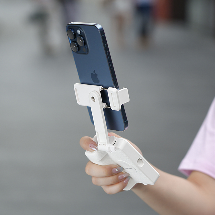 Porodo Lifestyle 3-in 1 Bluetooth Selfi Stick with Detachable Fill Light & Stand, 360° Rotation, Extendable Arm, 12 Hours Working Time - White