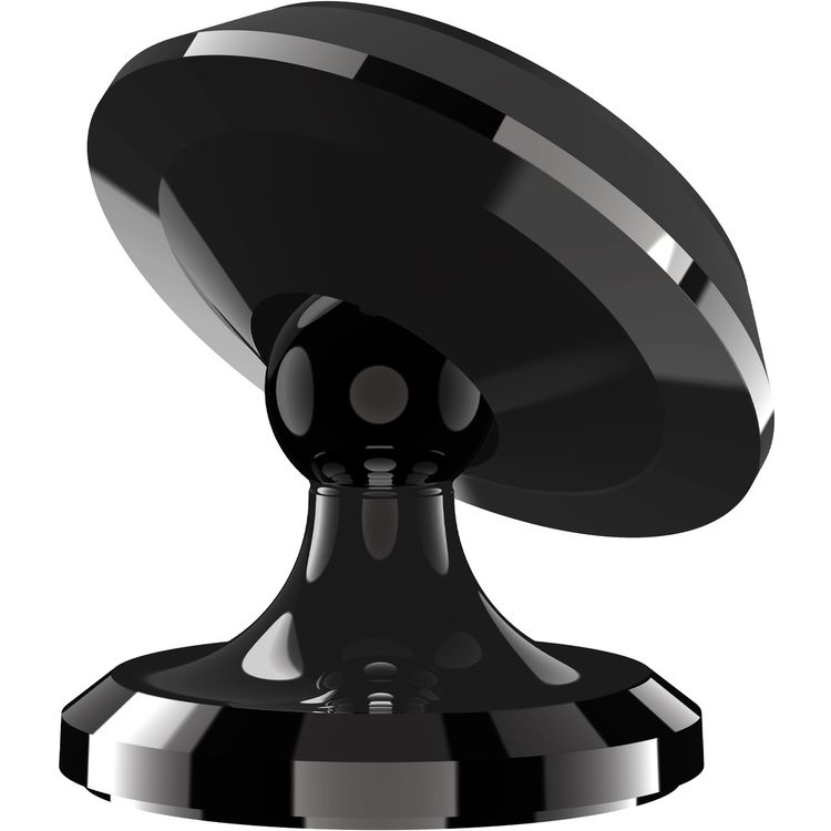 Porodo 360° Rotating N35 Magnetic Car Mount with Multi-Angle Swivel - Black
