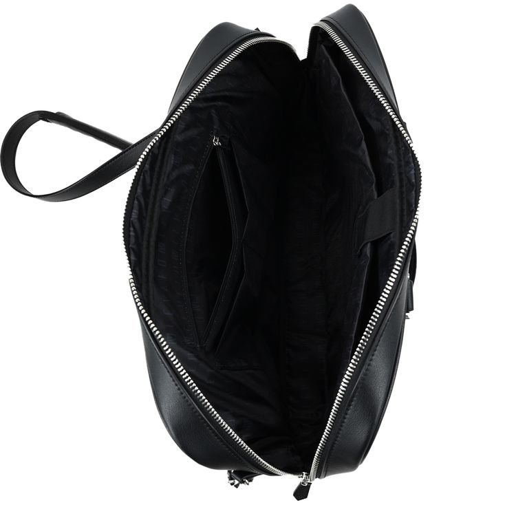 Levelo Luxe 16" Laptop Sleeve, Secure Closure, Padded Design, Ample Space - Black