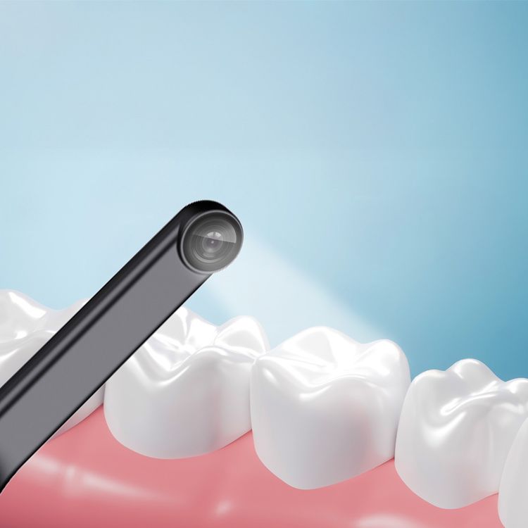 Porodo Lifestyle Smart Sonic Visual Electric Toothbrush with Real-Time Oral Monitoring, Smart Brushing Timer, 5 Cleaning Modes, Advanced Sonic Cleaning - Black