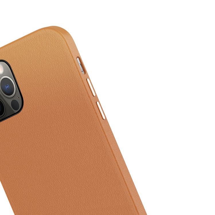 Green Lion Luju MagSafe Leather Case, Compatible for iPhone 12 / 12 Pro ( 6.1 " ) - Brown