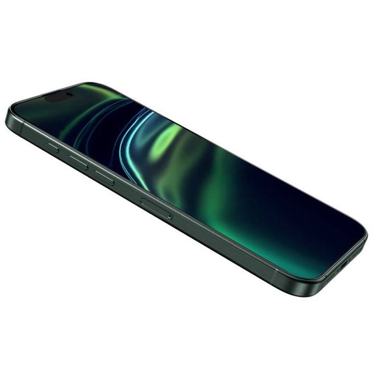 الزجاج الخصوصي من جرين ليون دييغو للحيوان الأليف لهاتف آيفون 16 برو ماكس، منحني بالكامل، عالي الاستجابة، مقاوم لبصمات الأصابع، مقاوم للخدوش، خالٍ من الفقاعات - أسود.