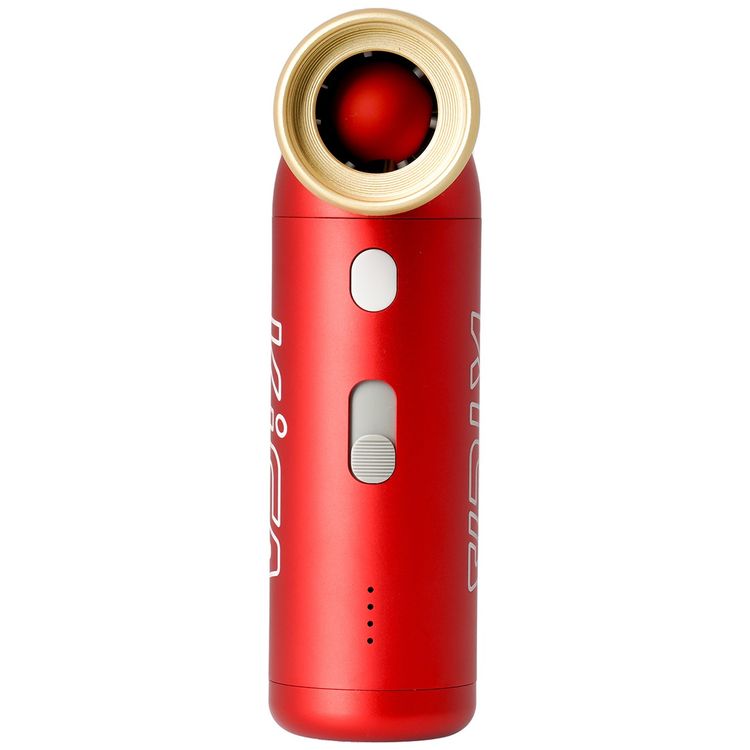 KICA JET FAN 2S, Easy to Carry , Powerful Airflow, Fashionable & Durable Aviation-Grade Aluminum Shell - Red