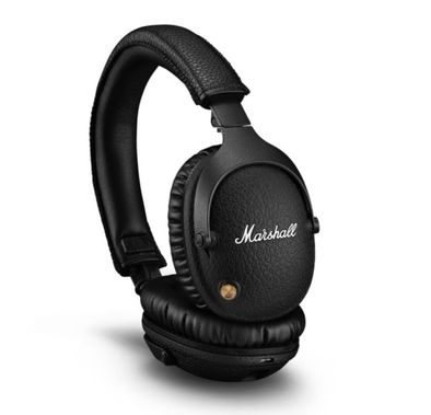 Marshall Monitor II A.N.C with Iconic & Foldable Design, 30 Hours of Wireless Playtime, Multi Directional Control Knob, 2 Hours charging Time - Black