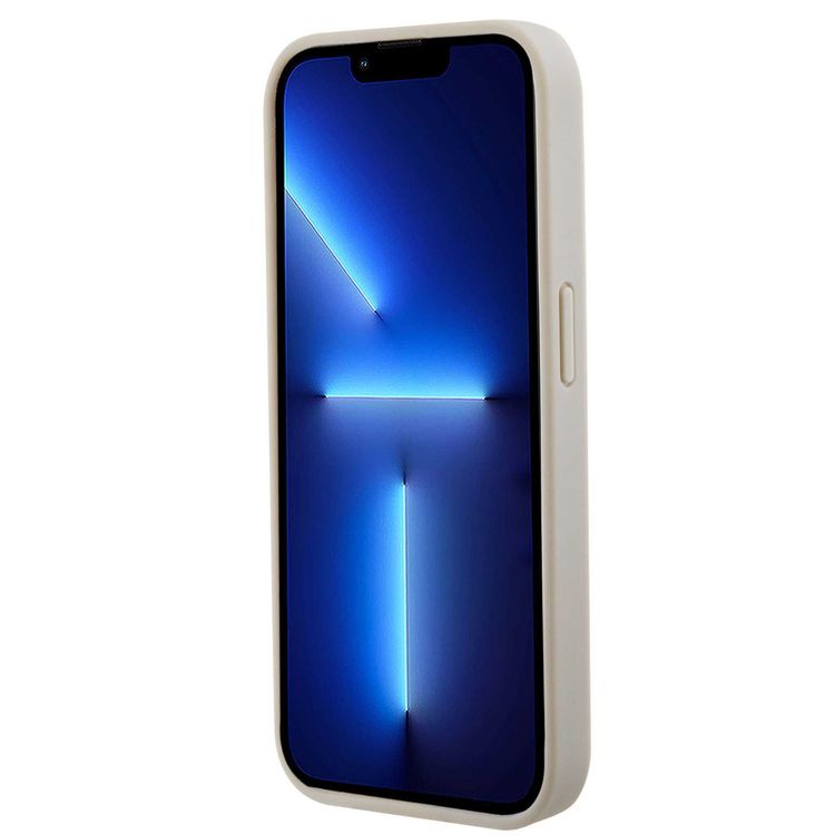 Guess Croco Case with Triangle Logo - Gold - iPhone 15 Pro Max