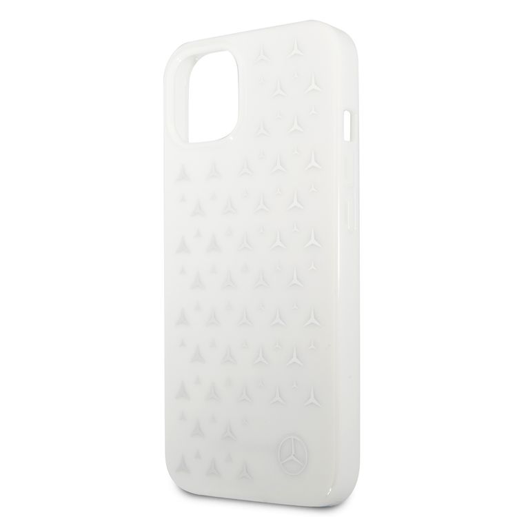 CG MOBILE Mercedes Benz PC/TPU Case with Electroplated Stars Pattern Compatible for iPhone 13 (6.1") Anti-Scratch, Easy Access to All Ports, Drop Protection