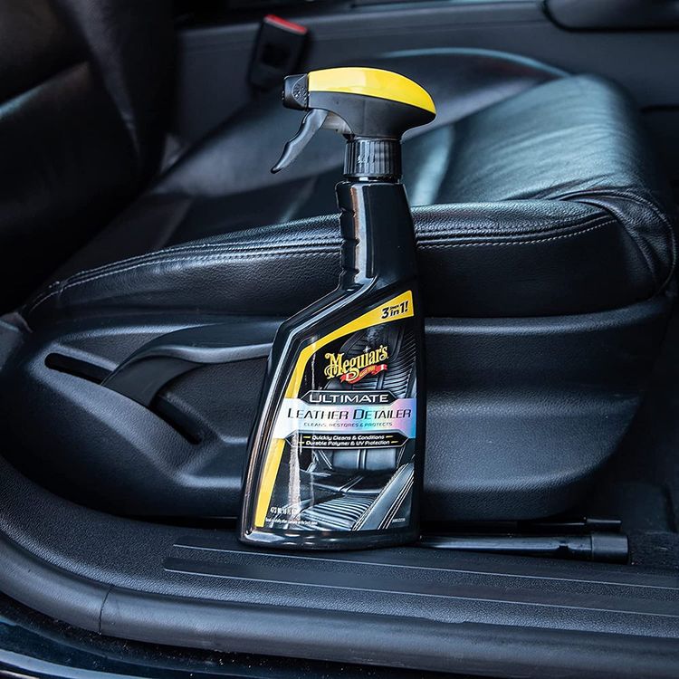 Meguiar’s Ultimate Leather Detailer, Leather Cleaner, Leather Conditioner, UV Protection