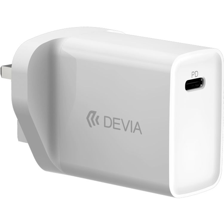 Devia Smart Series PD Quick Charger UK 20W - White