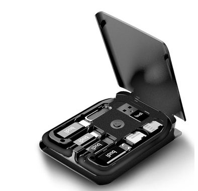 Budi Wireless Charger Multi Functional Box - Black