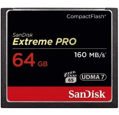 بطاقة ذاكرة فلاش سانديسك اكستريم برو 64 جيجابايت يو دي ام ايه 7 160MB/s SDCFXPS 064G