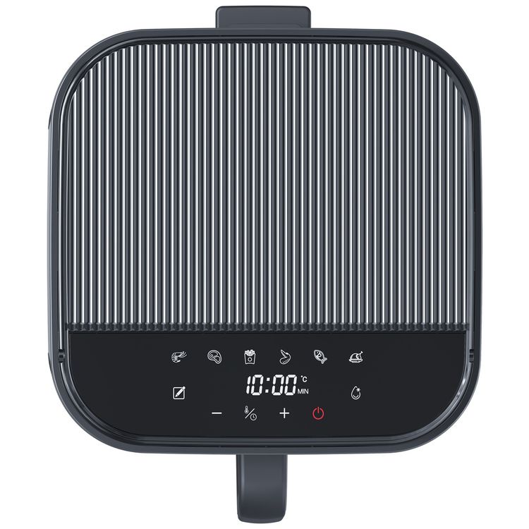 Porodo LifeStyle Glass Pot Air Fryer 5.5L 1200W - Black