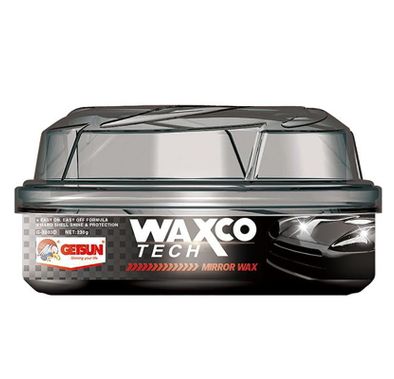 GETSUN Waxco Tech Mirror Wax, Dampen Special Formula - Black