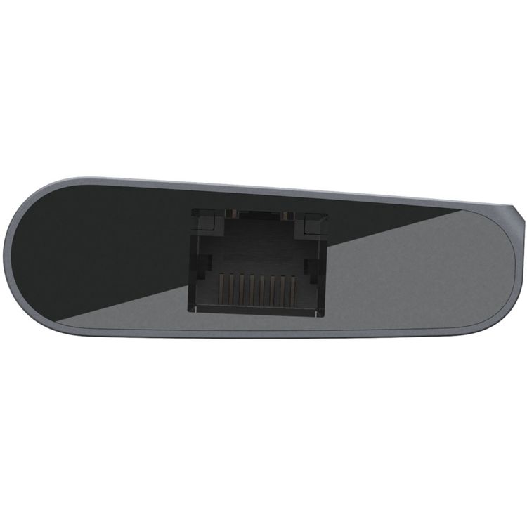 بيلكين  موزع يو اس بي سي للوسائط المتعددة (60 واط) مع قارئ بطاقات إيثرنت يو اس بي ا يو اس بي سيHDMI ، محور يو اس بي سي متعدد المنافذ مع 5 جيجابت في الثانية متوافق مع ماك بوك برو  13بوصة M1 (2020) ، ماك بوك اير 13بوصة M1 (2020) ، ماك ميني M1 (2020) - رمادي