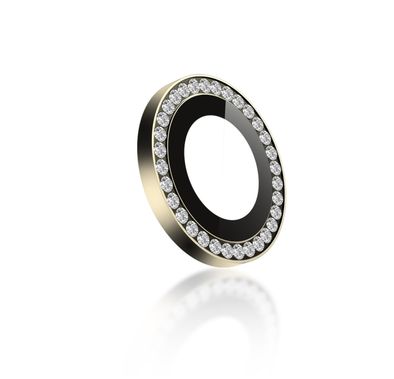 Camera Lens Green Lion Diamond Camera Lens for iPhone 13 Pro Max/13 Pro - Gold