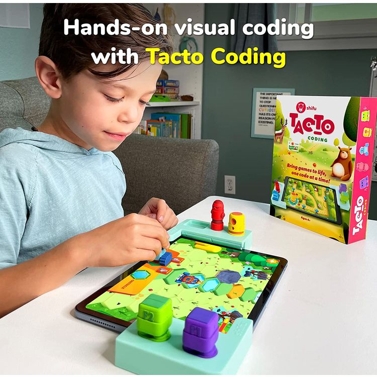 Tacto Coding by PlayShifu (app Based) - Learn to Code While Helping Animals | STEM Toy for Both Boys and Girls Between The Ages of 4 to 10