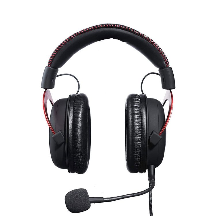 HyperX Cloud II - Gaming Headset, 7.1 Surround Sound, Memory Foam Ear Pads, Durable Aluminum Frame, Detachable Microphone, Works with PC, PS4, Xbox One - Red