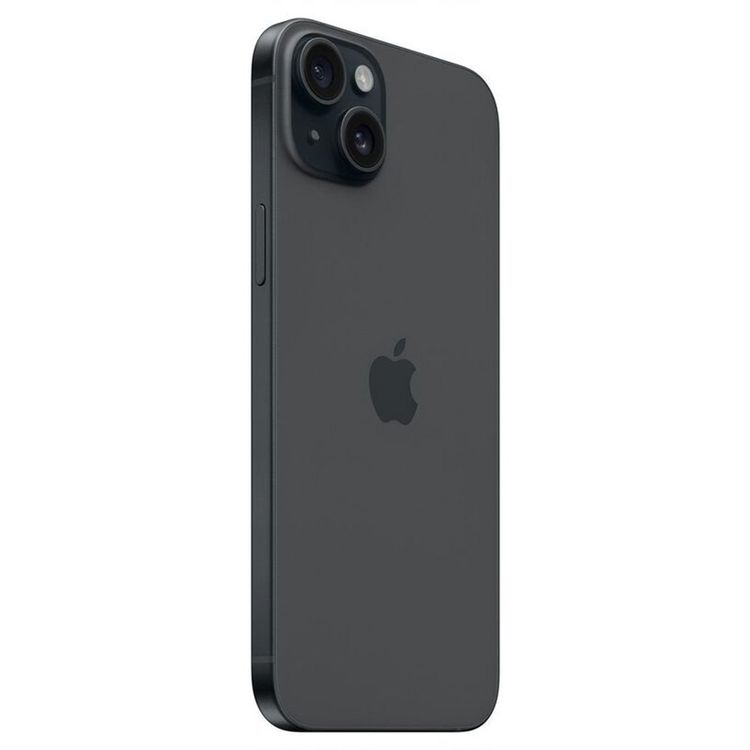 Apple iPhone 15 Plus with 128GB Capacity, 6.7-inch Screen Size, Dual eSIM, 48MP Camera Resolution, A16 Bionic Chip, USB-C Connector Type, 5G Network Technology, Splash, Water & Dust Resistant - Black