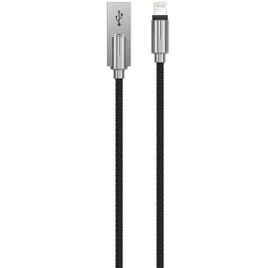 Devia Storm Zinc Alloy Lightning Cable 1M 2.1A - Black