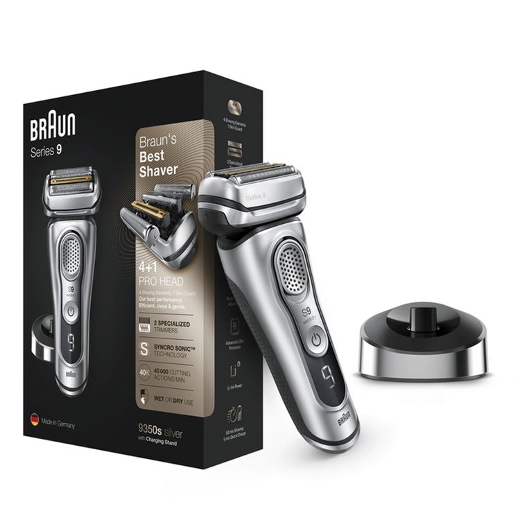 Braun Series 9 9350S Wet & Dry Shaver - Silver