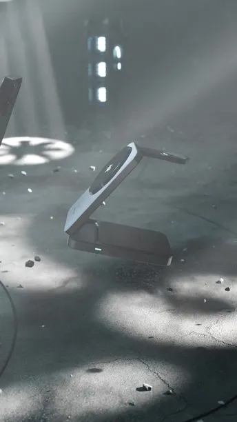 Powerology 3-in-1 Foldable Wireless Magnetic Charging Hub in UAE | Type-C,  Fast Charging - Black | (PWCUQC033)