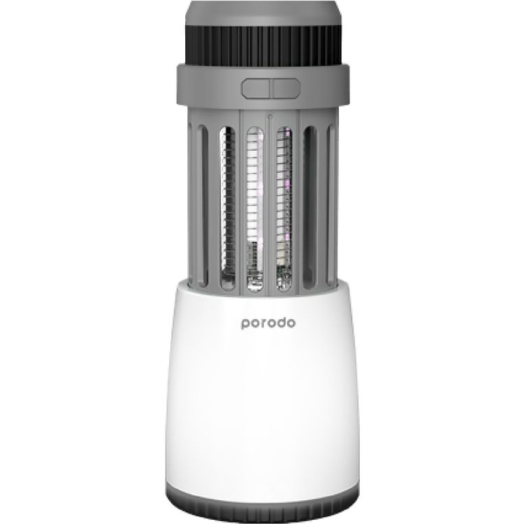 Porodo LifeStyle Outdoor 5W Lamp with Mosquito Zapper - Black/Grey