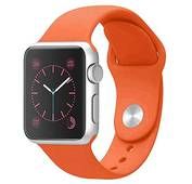 ايجارد من بورودو سوار ساعة سيليكون لساعة ابل ، سوار معصم بديل مناسب ومريح ، أشرطة قابلة للتعديل متوافقة مع ساعة ابل 44ميلي / 42ميلي - برتقالي