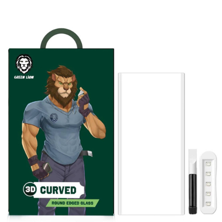 Green Lion 3D UV Glass Screen Protector for Samsung Galaxy S10 Plus - Clear