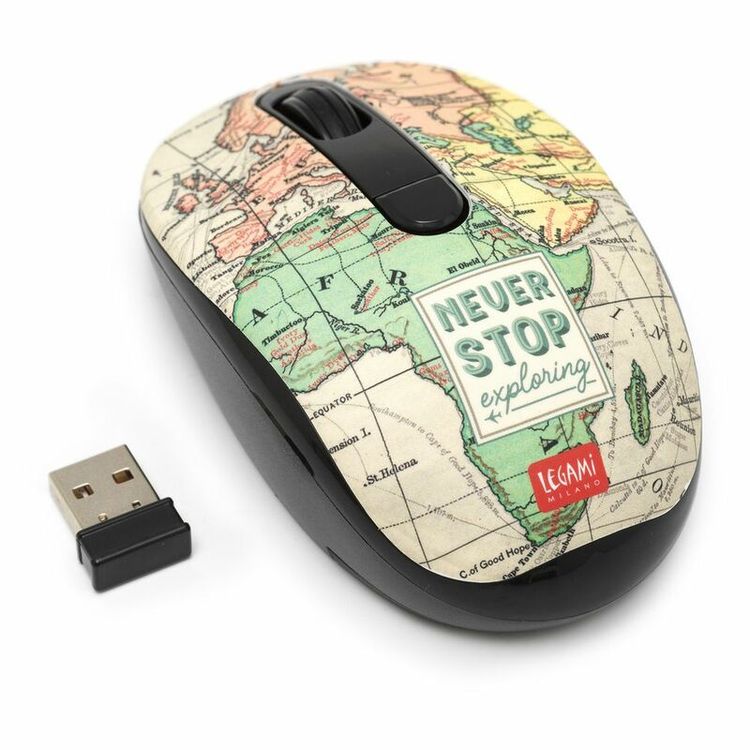 ماوس ليغامي لاسلكي مع ريسيفر USB | يسافر