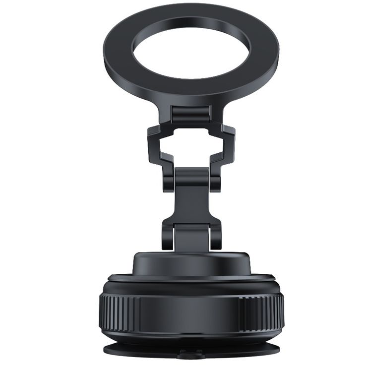 Green Lion GX-36 Suction Phone Holder with Strong Suction Cup, Manual Rotary Base, Foldable Design, 3-AXIS Adjustment, 360° Rotation,  20 × N52 Magnets, 1.5kg Adsorption Force - Gray