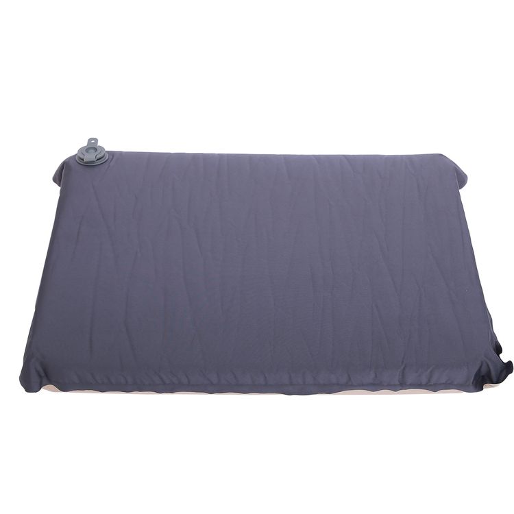 Green Lion Inflatable Camping Pillow with Cushioned Foam Layer, Soft & Skin-Friendly, 5-Layer Construction, Ergonomic Neck Support, 10s Quick Self-Inflating, Carry Bag Included, Cushioned Foam Layer - Beige