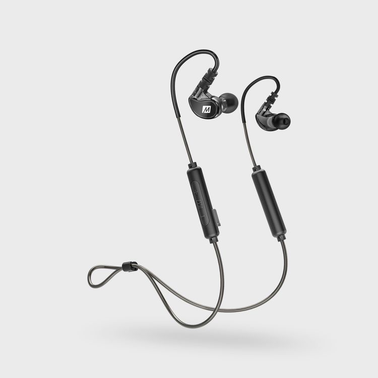 MEE Audio X6 Stereo Bluetooth Wireless Sports In-Ear Headphones - Black