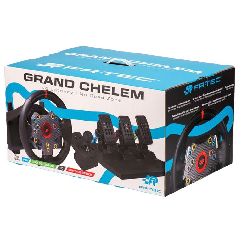FR-TEC Grand Chelem Racing Wheel for PS4/ Xbox Series X/S Xbox 1 & PC - Black