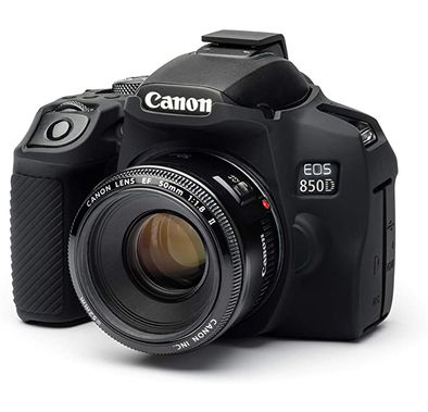 EasyCover - محافظ سيليكون لكاميرا Canon 850D - أسود