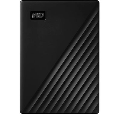  قرص صلب خارجي محمول ماي باسبورت من دبليو دي بسعة 5 تيرا - اسود 